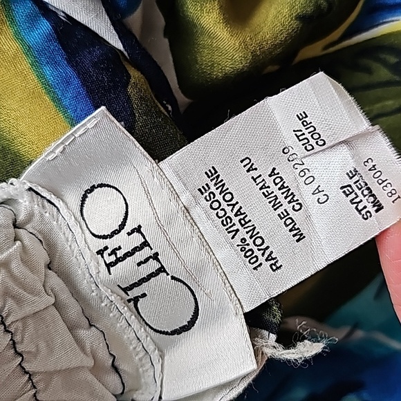 Cleo Hawaiian Tropical Mom Shorts, Med - Picture 7 of 9